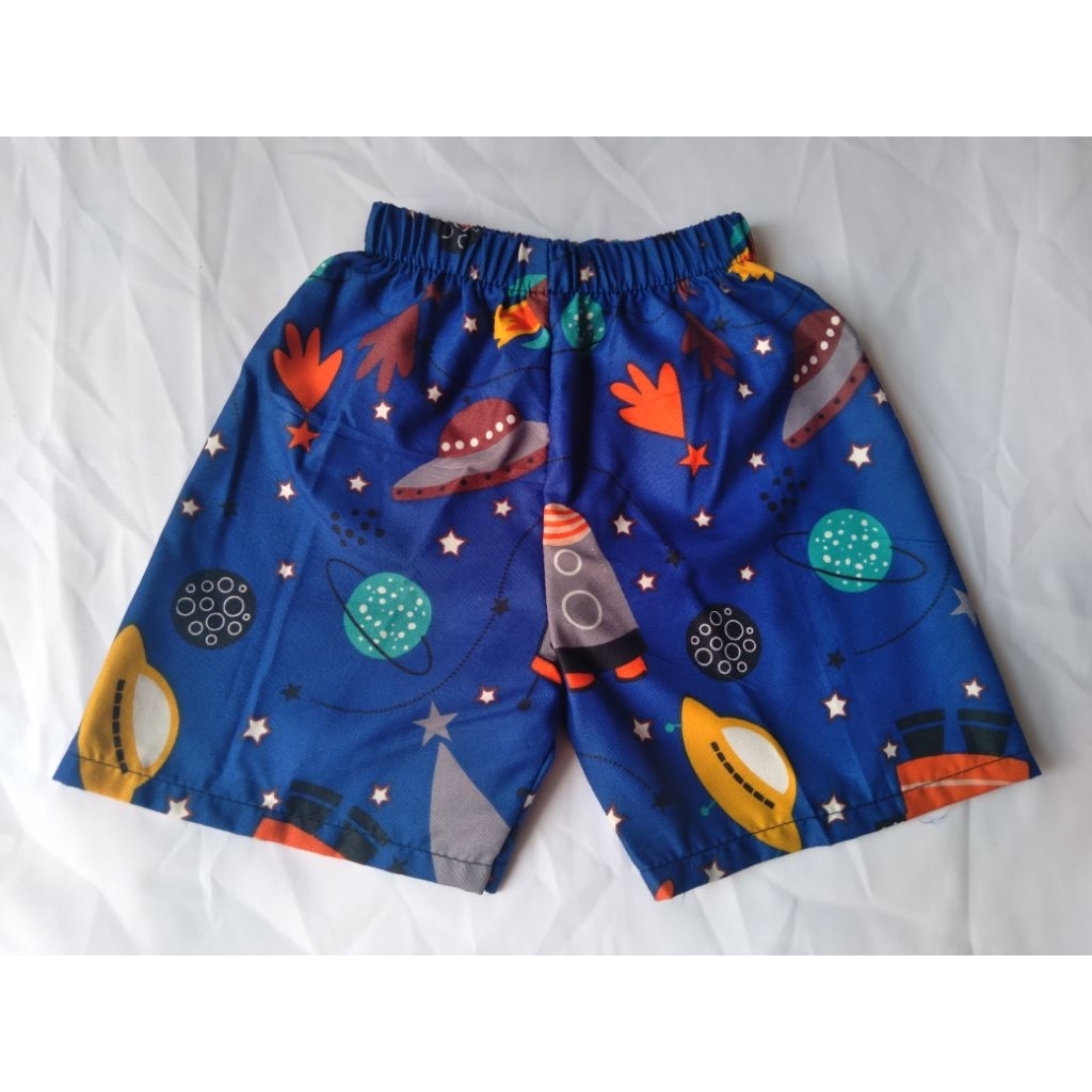 PAKET 2PCS-12PCS celana ANAK dan DEWASA kolor boxer pendek usia 1-10 tahun motif karakter anak laki 