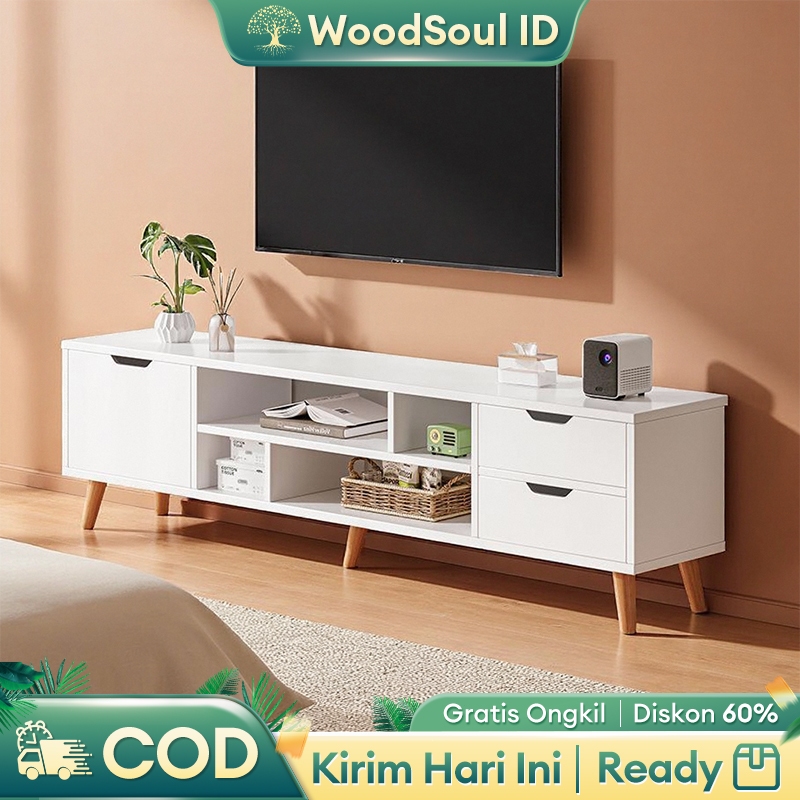 Meja Tv Lemari Tv Modern Rak Tv Meja Buffet TV Minimalis Murah Kayu Model Terbaru