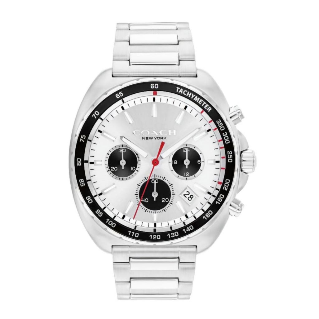 Jam Pria Coach Charter Stainless Chronograph