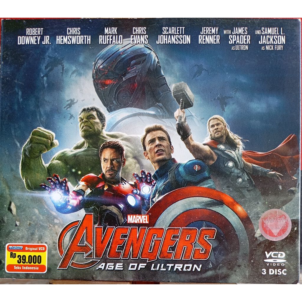 VCD The Avengers: Age of Ultron