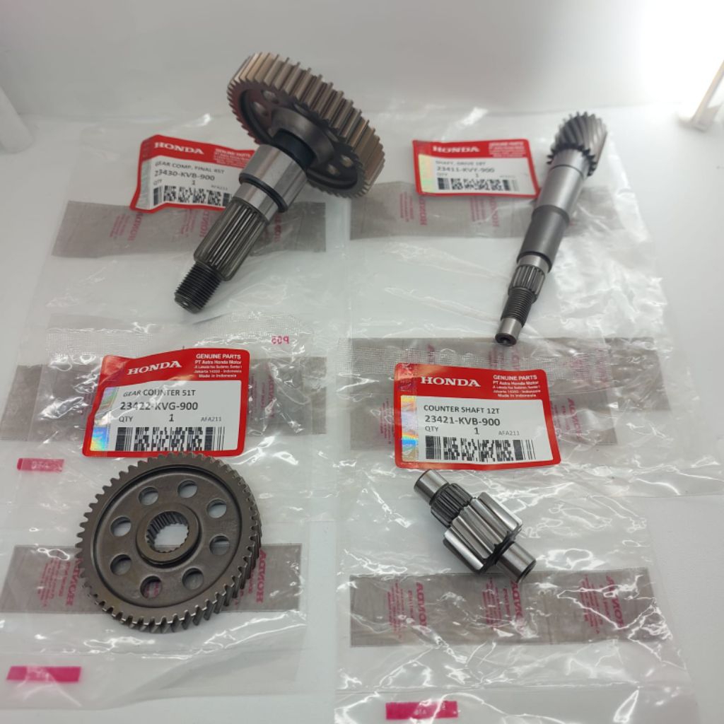 Rasio set gear gigi rasio set Honda beat karbu