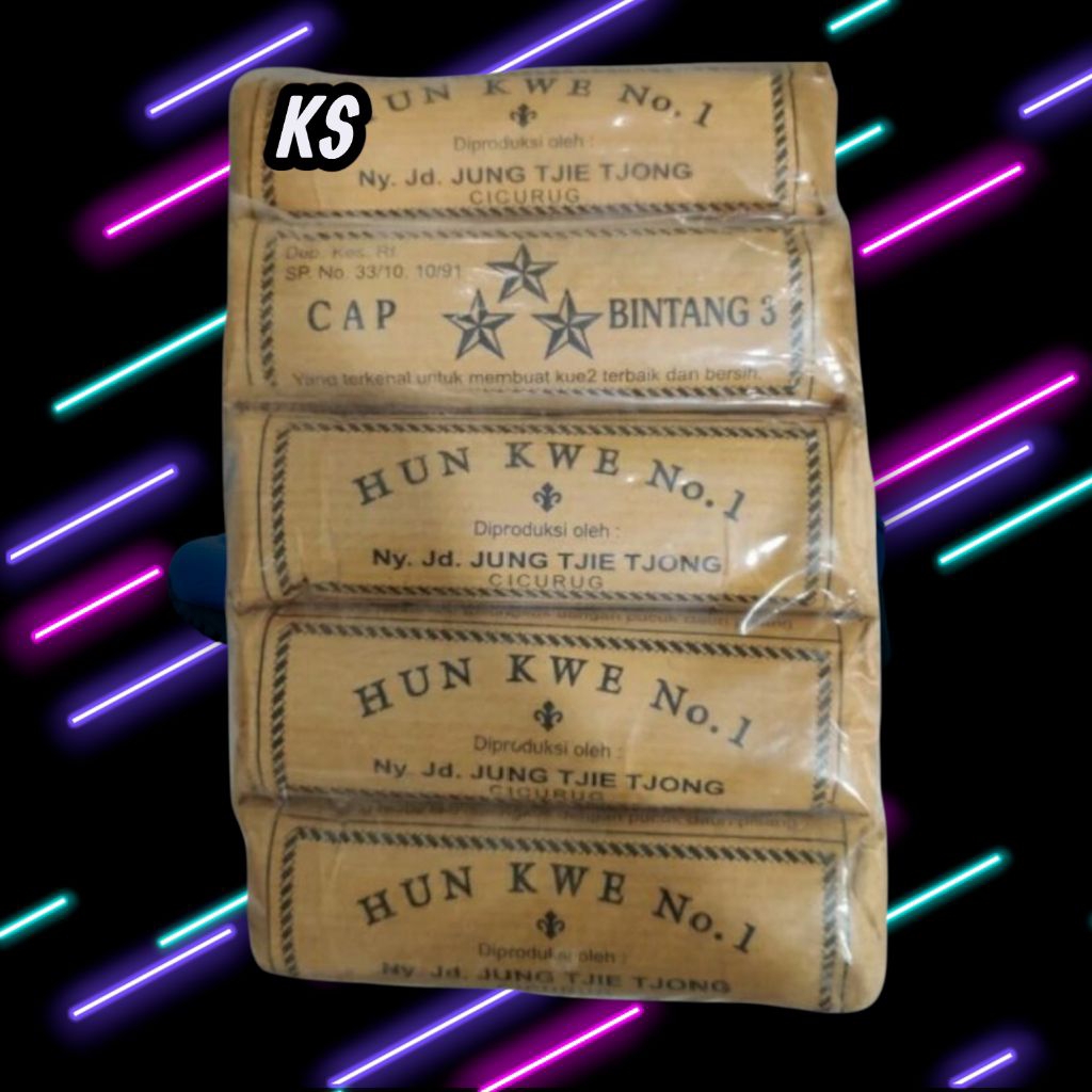 tepung hunkwe cap 3 bintang isi 1pak 10pcs