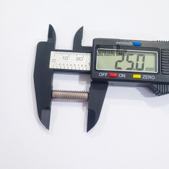 M8 x 25 Baut L Tanam L Set Stainless 304 M8x25