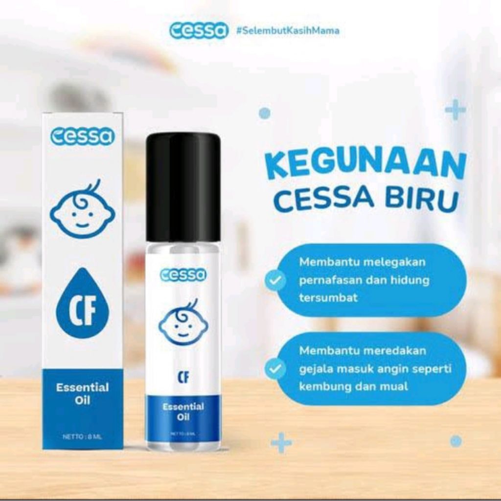 Cessa Cough n Flu Cessa Essential Oil Batuk Pilek Bayi Cough and Flu