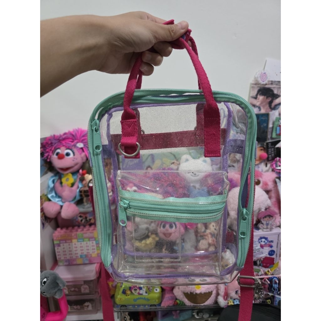 Preloved PVC Lucid Bag by disclosed x peanut room