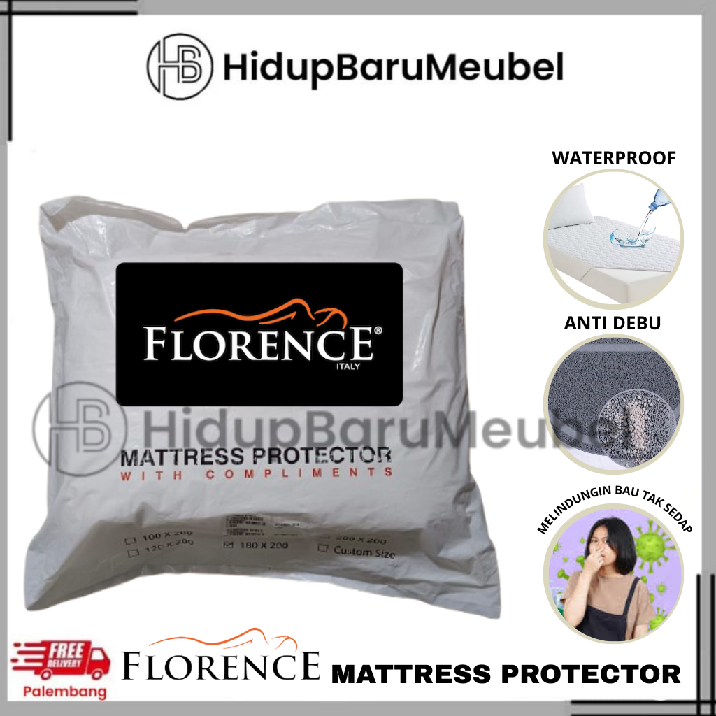 Matras Protector Florence / Pelindung Kasur / Matras Protector Asli Original Florence / Alas Kasur /