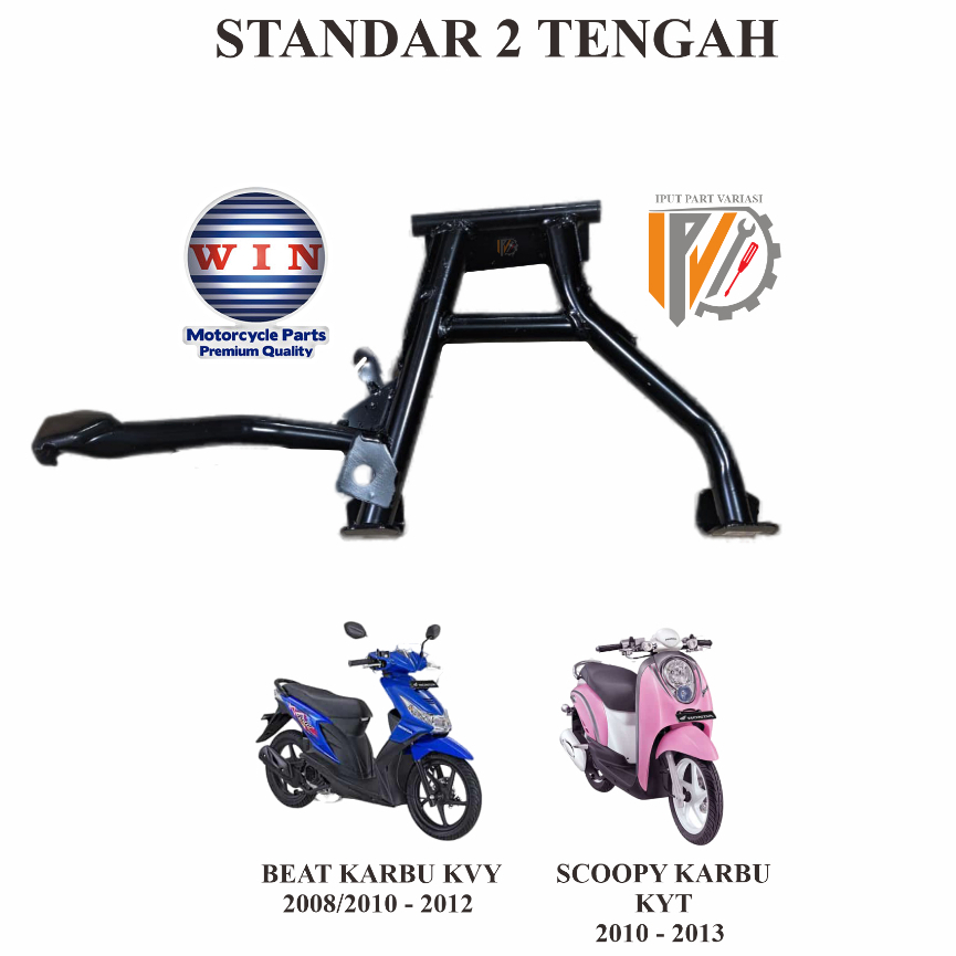 Standar 2 Tengah BEAT KARBU KVY / SCOOPY KARBU KYT Original WIN