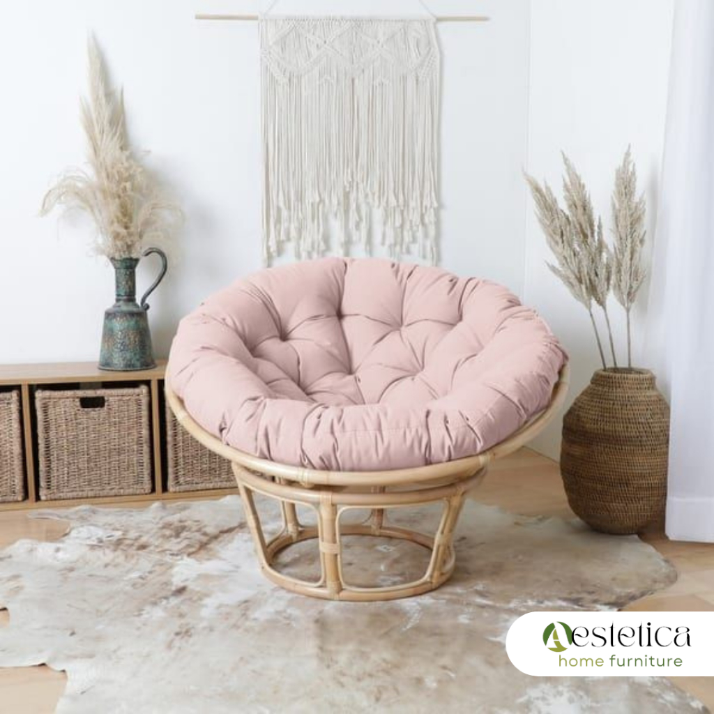 PAPASAN ROTAN/ KURSI MALAS ROTAN/ SOFA BULAT ROTAN By Aestetica Furniture