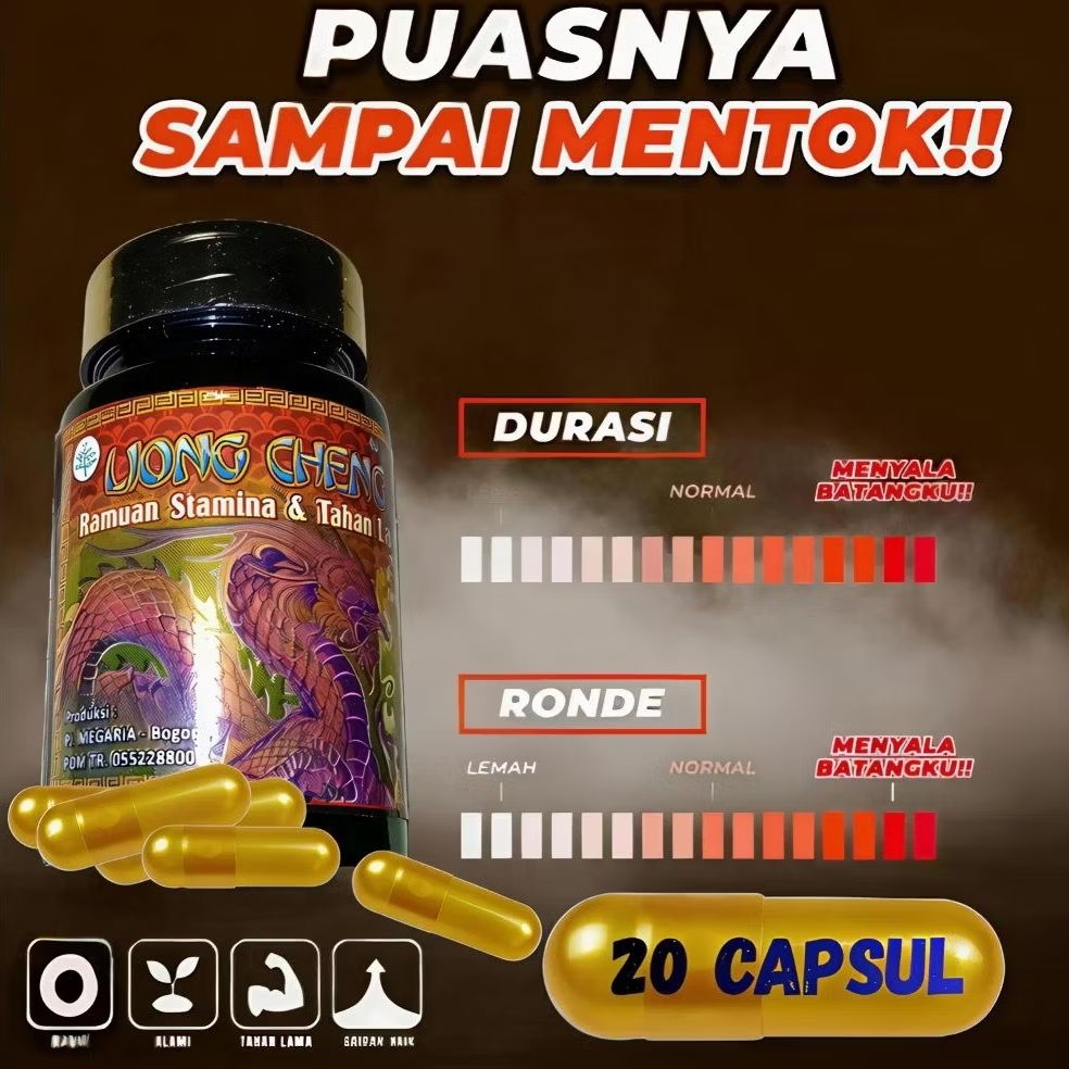 Liong Cheng [LC] Kapsul obat kuat pria - Stamina pria - Kapsul Kuning