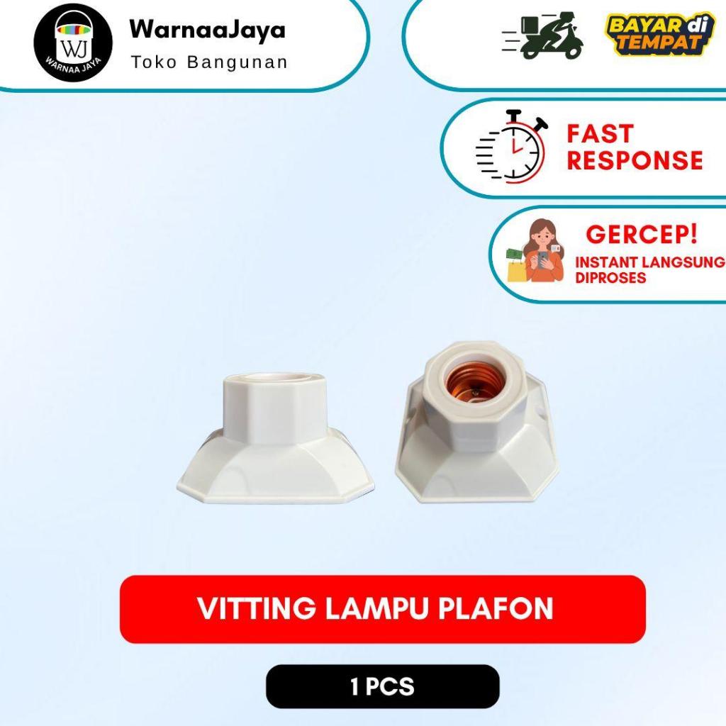Fitting Lampu Plafon (Merek Shukaku)