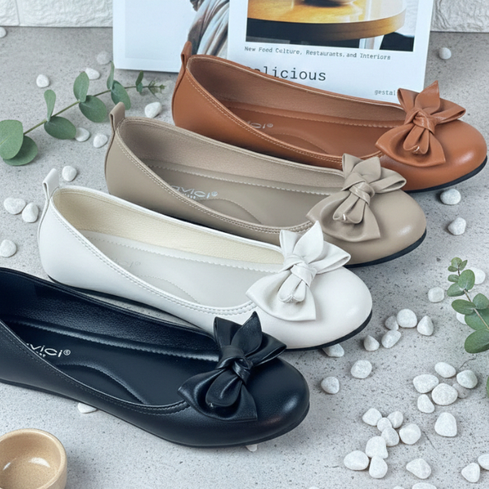GRAVICI -Sepatu Flat Shoes Wanita Sepatu Kerja Wanita  AS-12