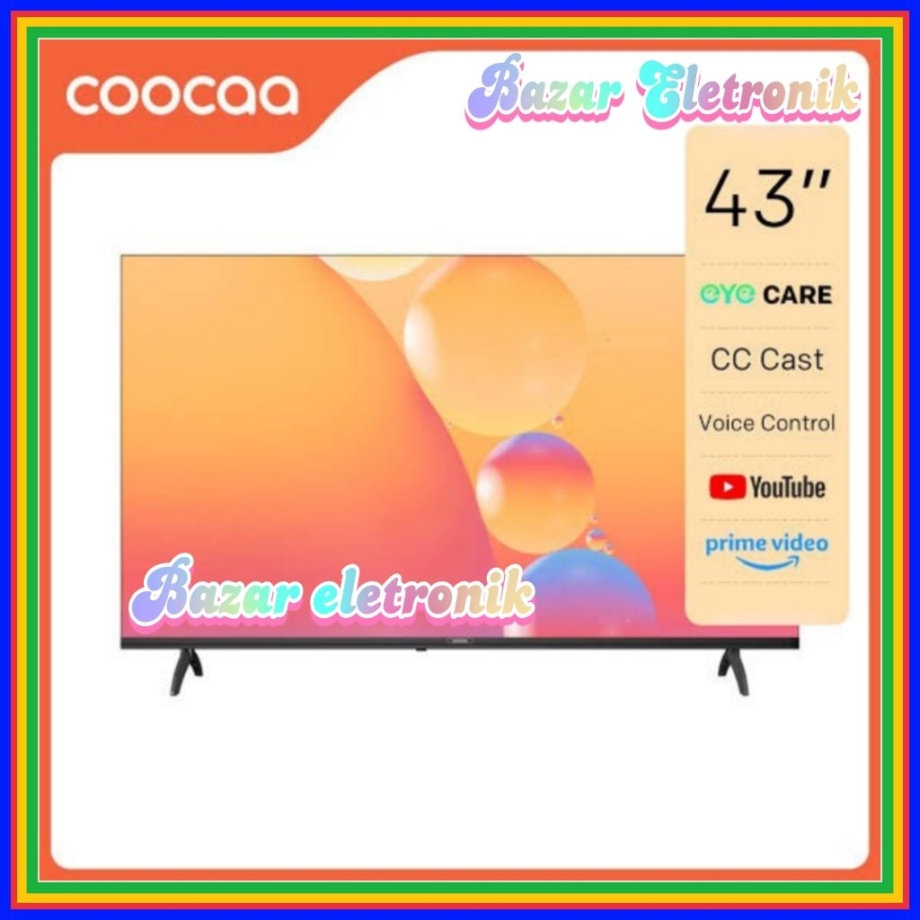 LED COOCAA 43S3U / LED COOCAA 43 INCH SMART TV / COOCAA LED 43 INCH SMART TV 43S3U