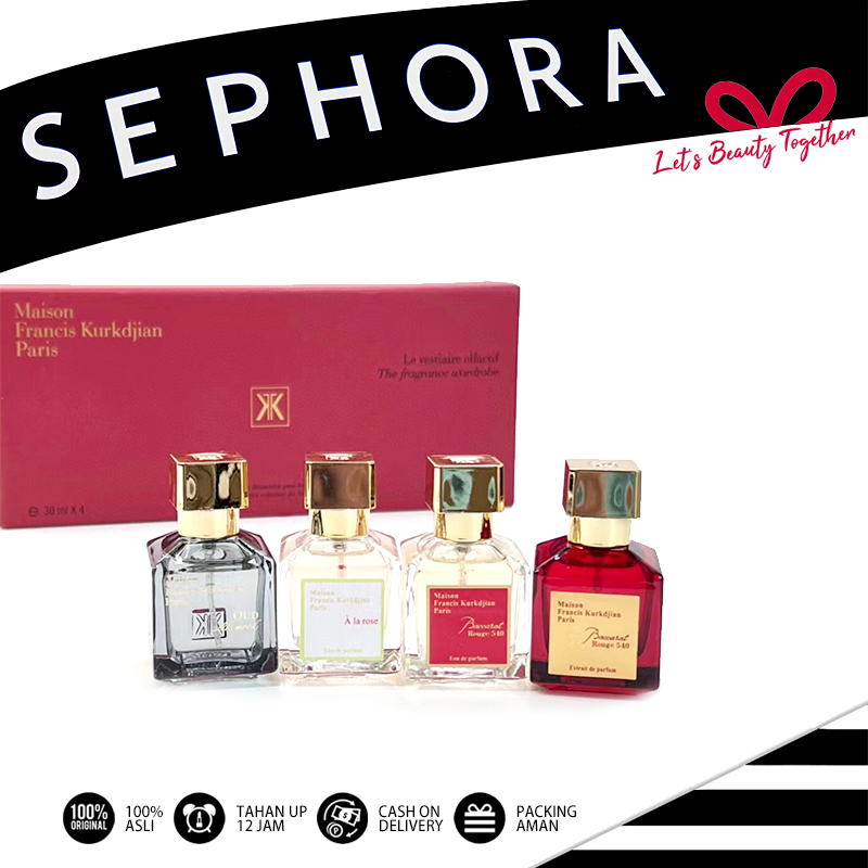 parfum baccarat GIFT SET 30ml x 4pc/Maison Francis Kurkdjian Baccarat Rouge 540 EXTRAIT DE PARFUM ED