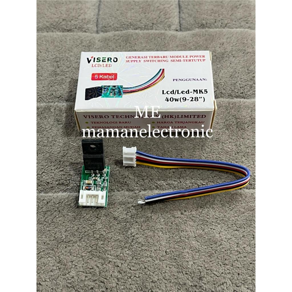 Gacun 5 Kabel LCD/LED MK5 40W (9-28”) Modul Power Supply Visero