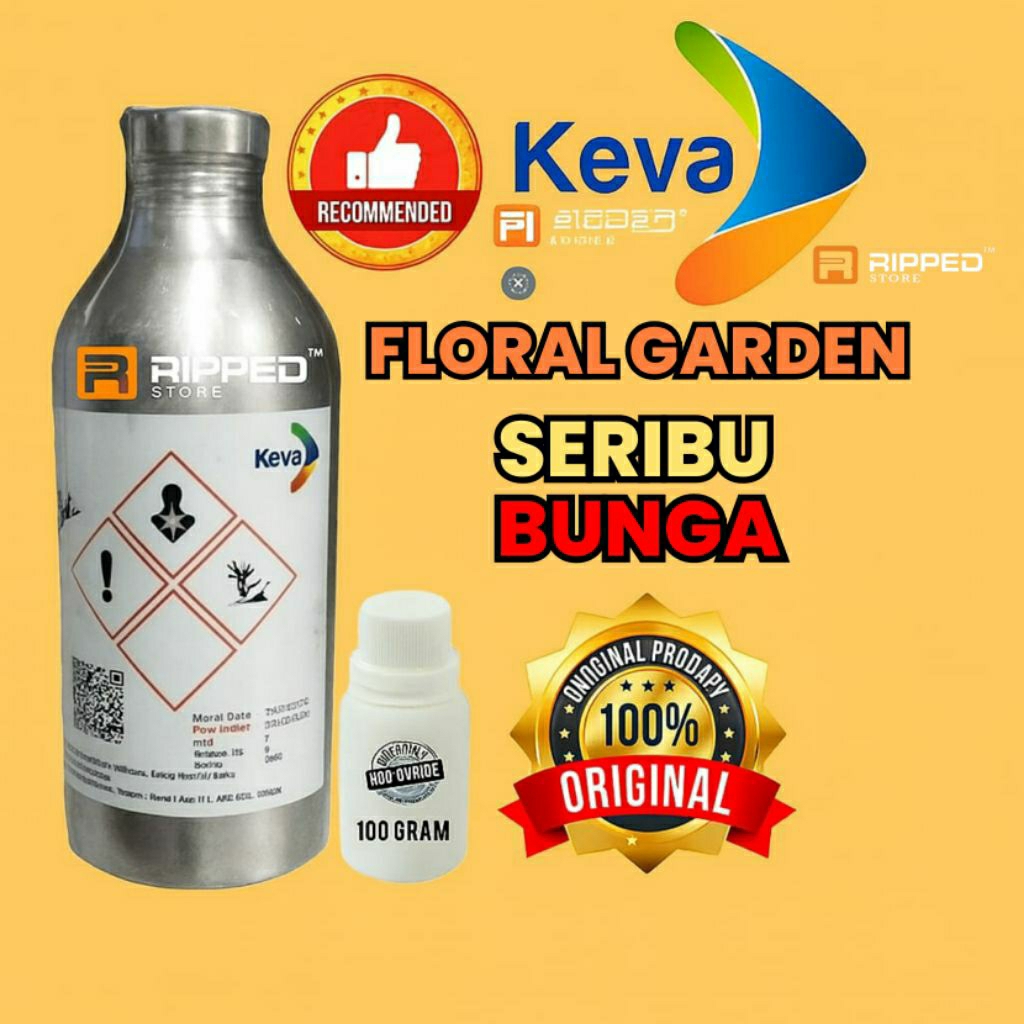 100ml Bibit Parfum Murni Seribu Bunga Original Keva