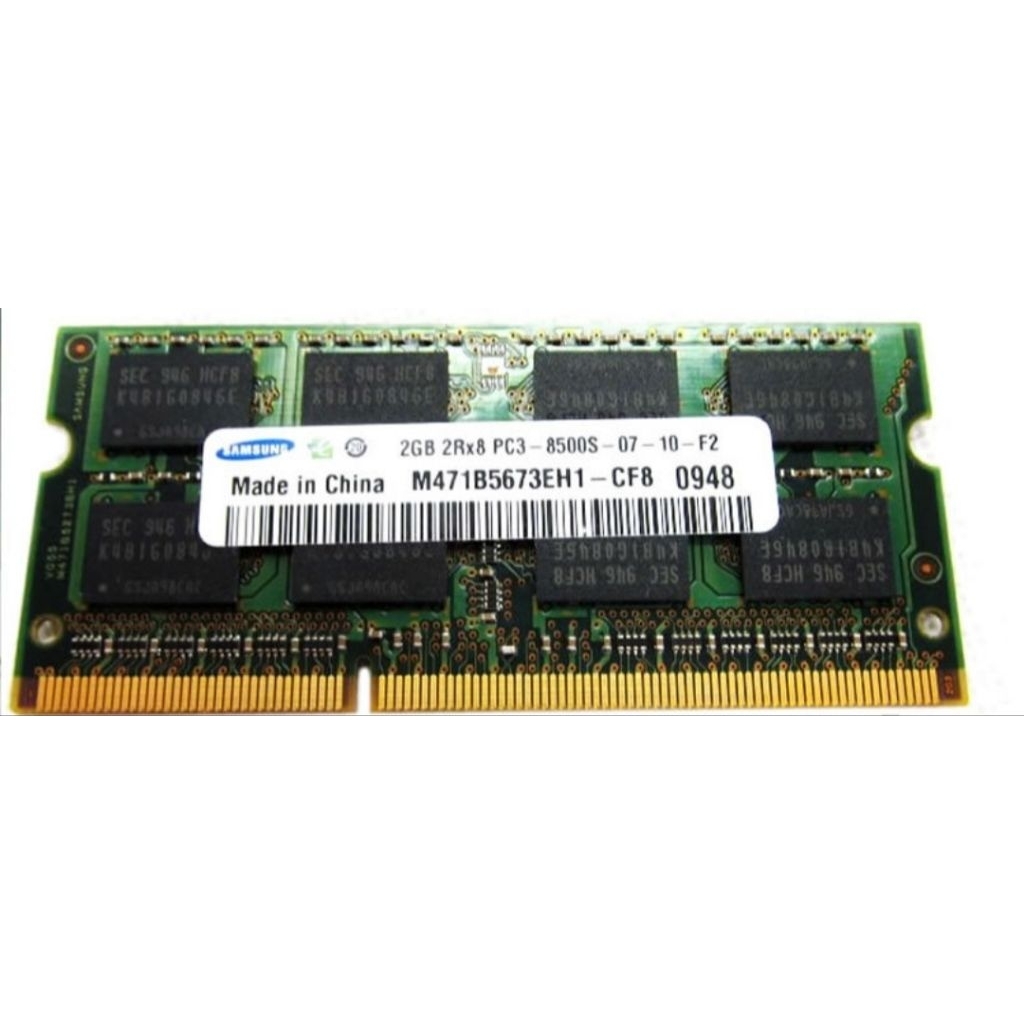 Samsung ram 2gb pc3-8500 leptop