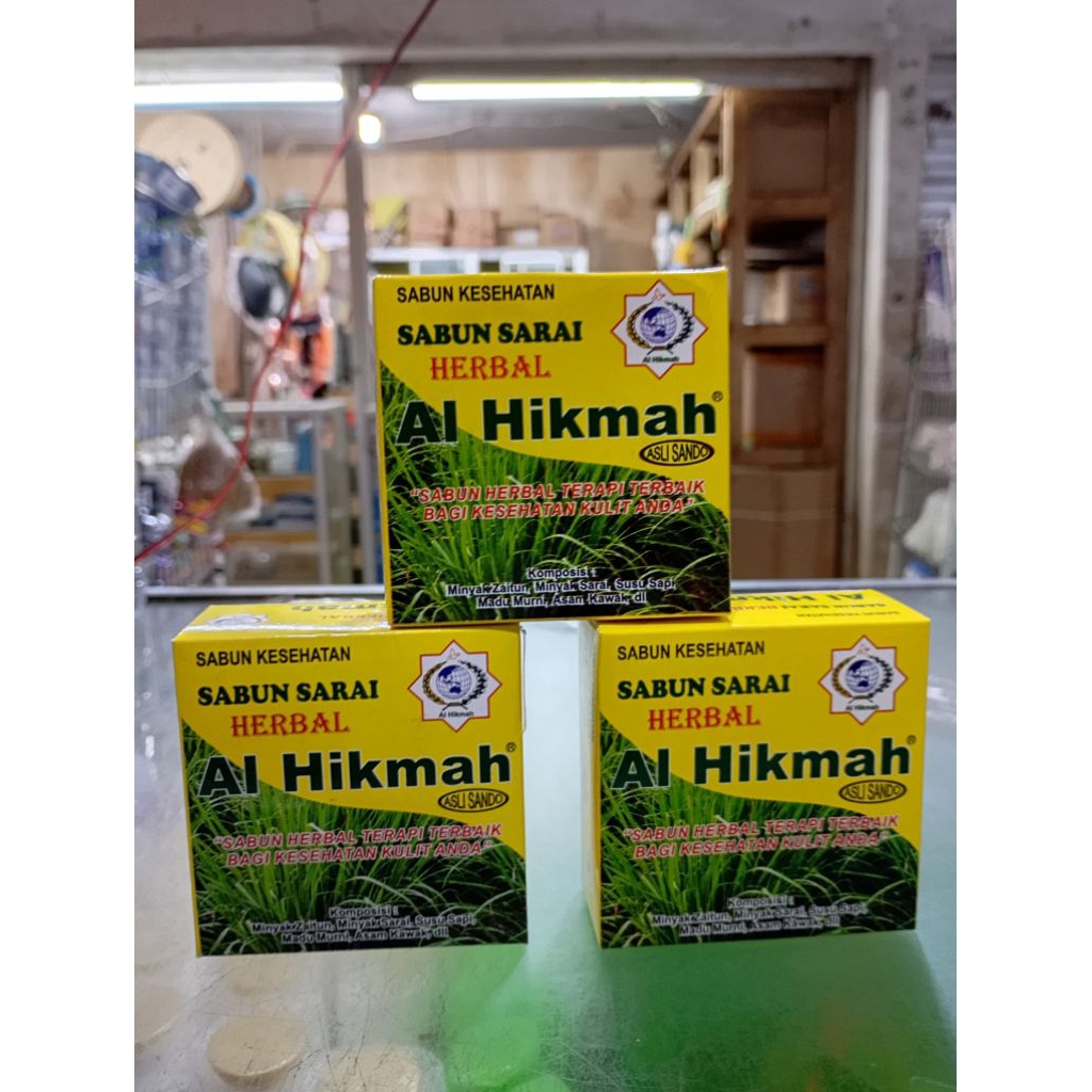 Sabun sarai herbal al-hikmah || sabun batang