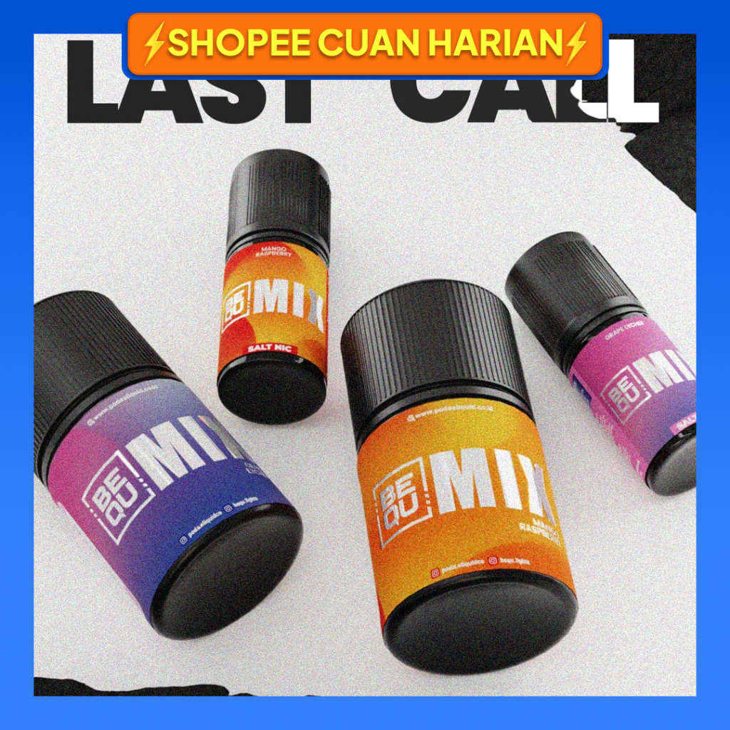 BEQU MIX NEW FLAVOUR SERIES FREEBASE 60ML 100% AUTHENTIC