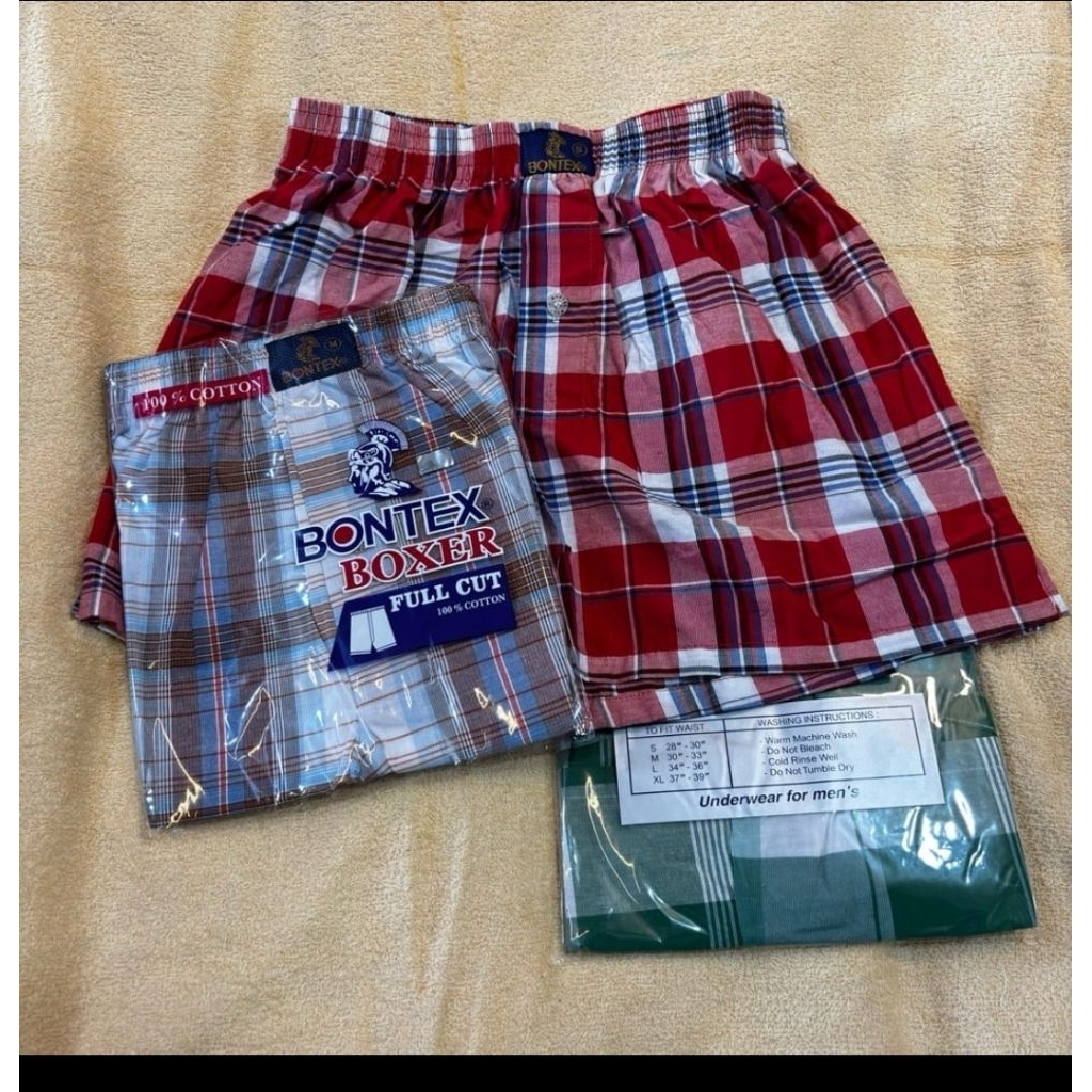 boxer pria dewasa bahan Katun  merk  bontex
