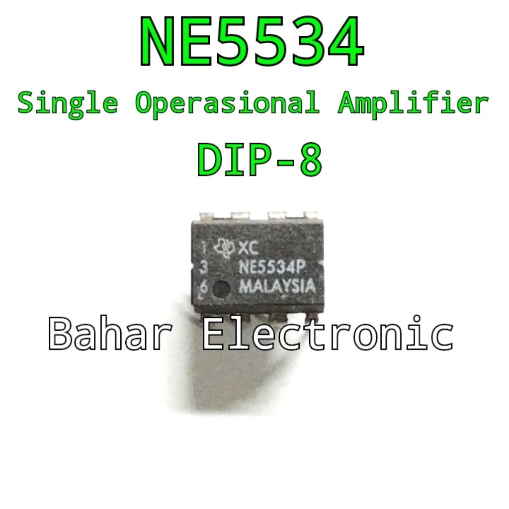 IC NE5534 NE5534P DIP-8 Original Texas Malaysia (copotan) Harga Per 1 Biji