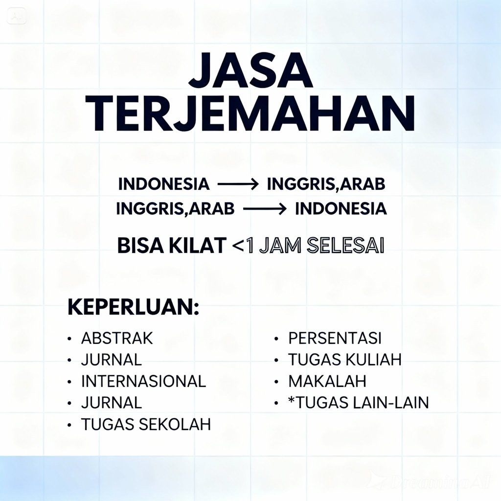 JASA TRANSLATE TERJEMAHKAN BAHASA INGGRIS, ARAB HARAKAT, ARAB GUNDUL