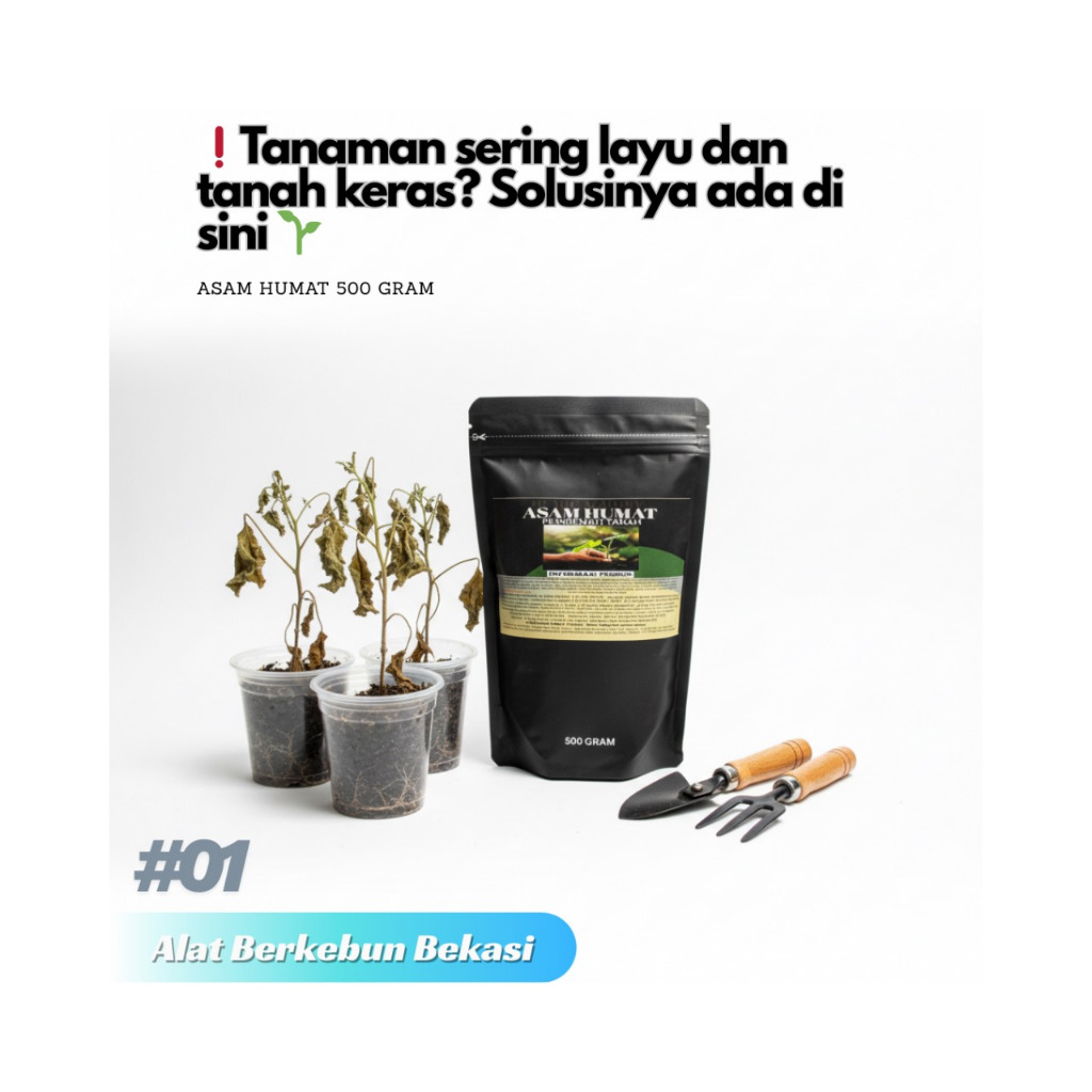 Humid Acid Asam Humat Pupuk Organik Pembenah Tanah