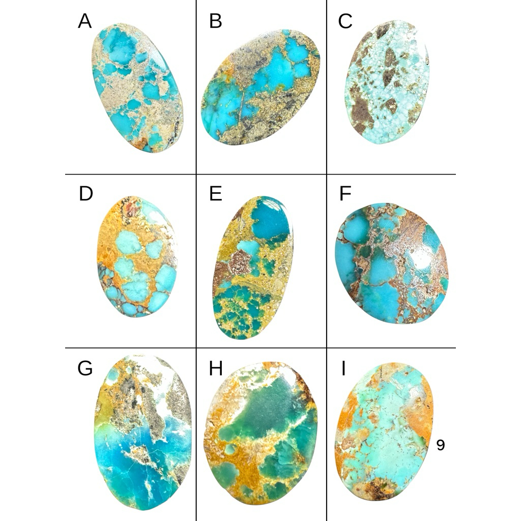 Natural batu turquoise pirus persia size mini banyak pilihan | BNL7-472