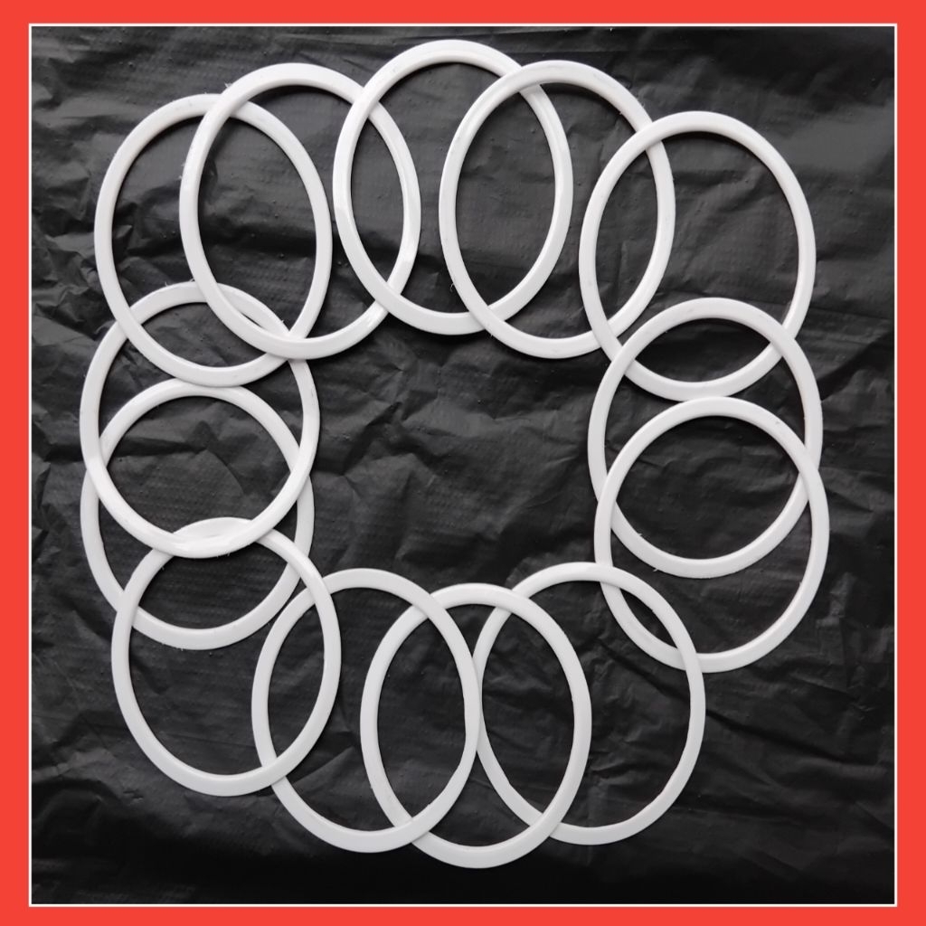 Ring Gelas Cup Plastik Atas Bawah Putih