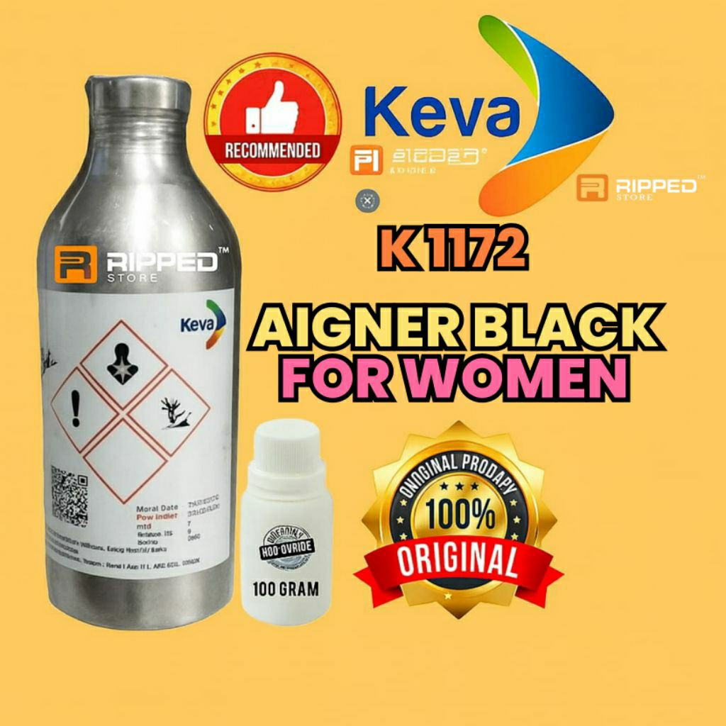 100ml Bibit Parfum Murni Aigner Black For Women Original Keva