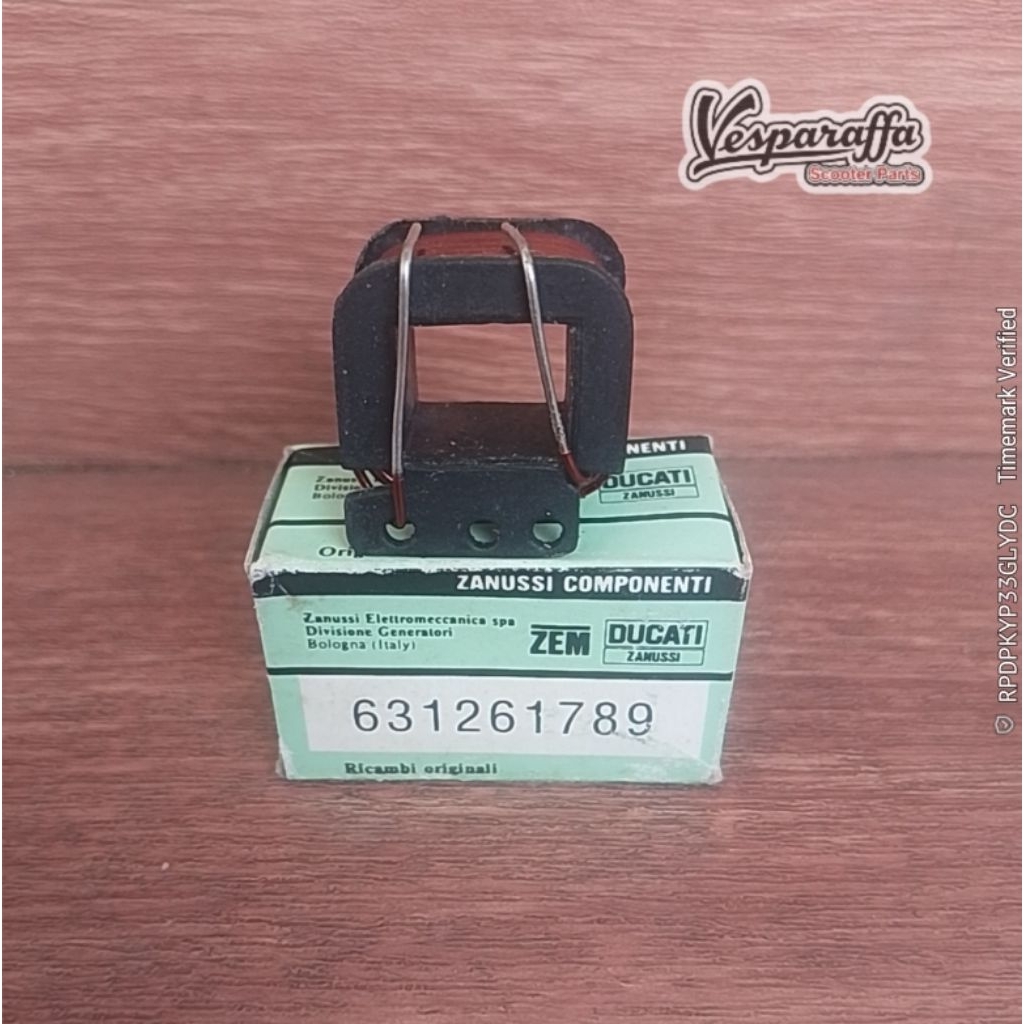 Spul H original Ducati zem Italy untuk stoplamp vespa PX exclusive Excel spartan strada npx t5 corsa