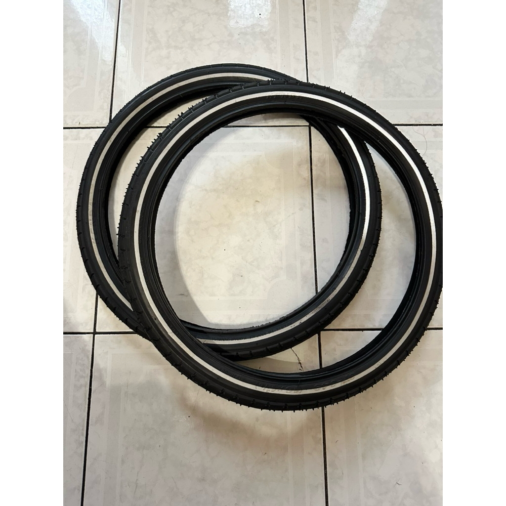 Ban luar Kenda 16" 349 SEPASANG Brompton size 16inchi 37-349 16x1 3/8