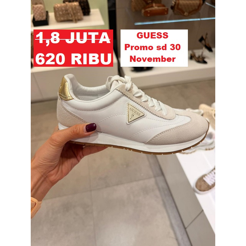 Sepatu sneakers wanita seri  JOGGIN Guess 100% original store