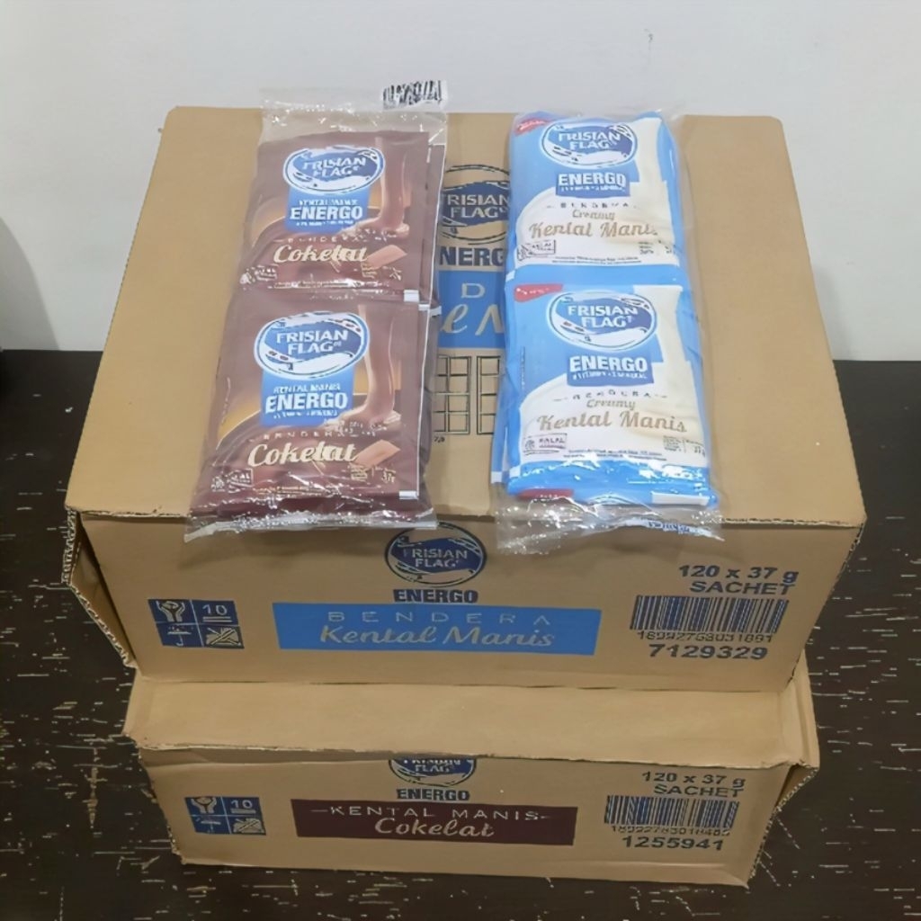 Susu Frisian Flag Sachet 1 Dus (120 Sachet x 37gr)