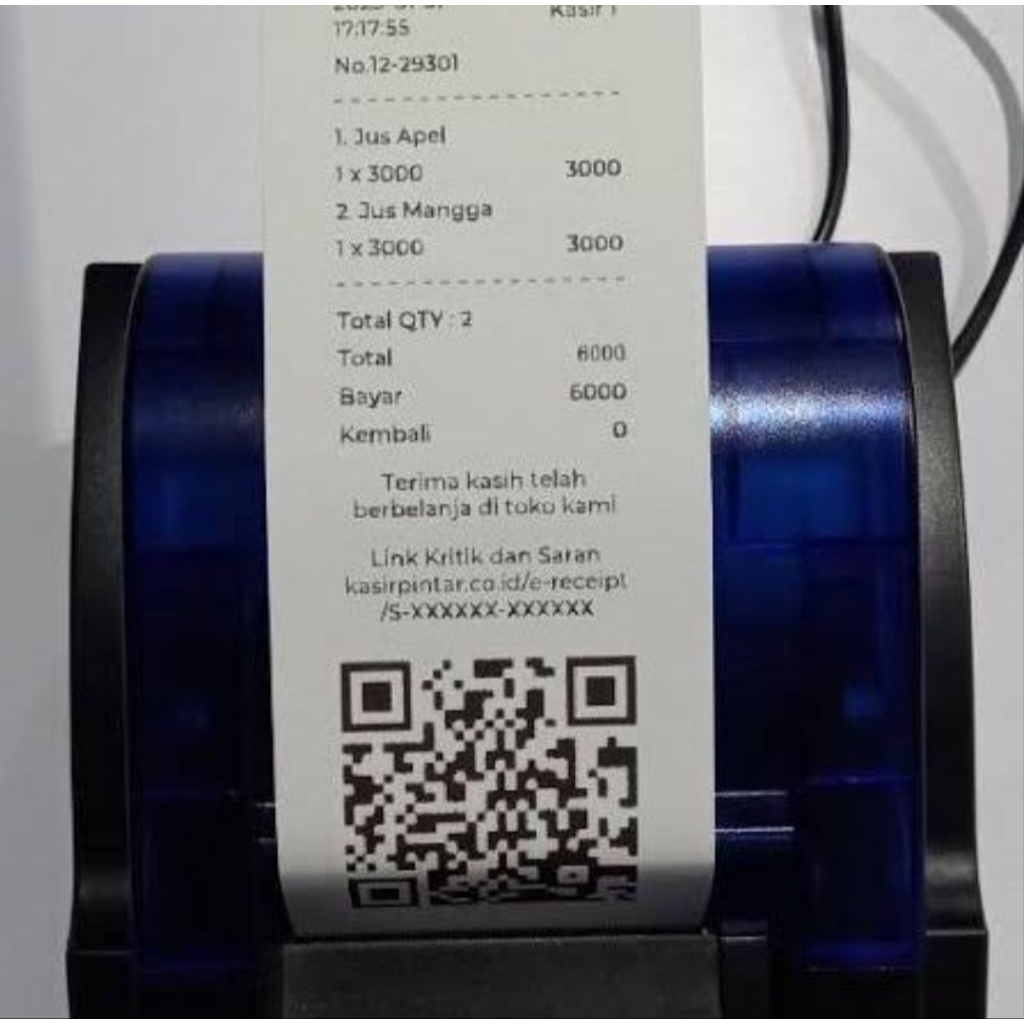 KERTAS STRUK THERMAL 57x30 1 PACK ISI 10 ROLL THERMAL MESIN EDC BLUETOOTH 58 MM /STRUK KASIR MINI