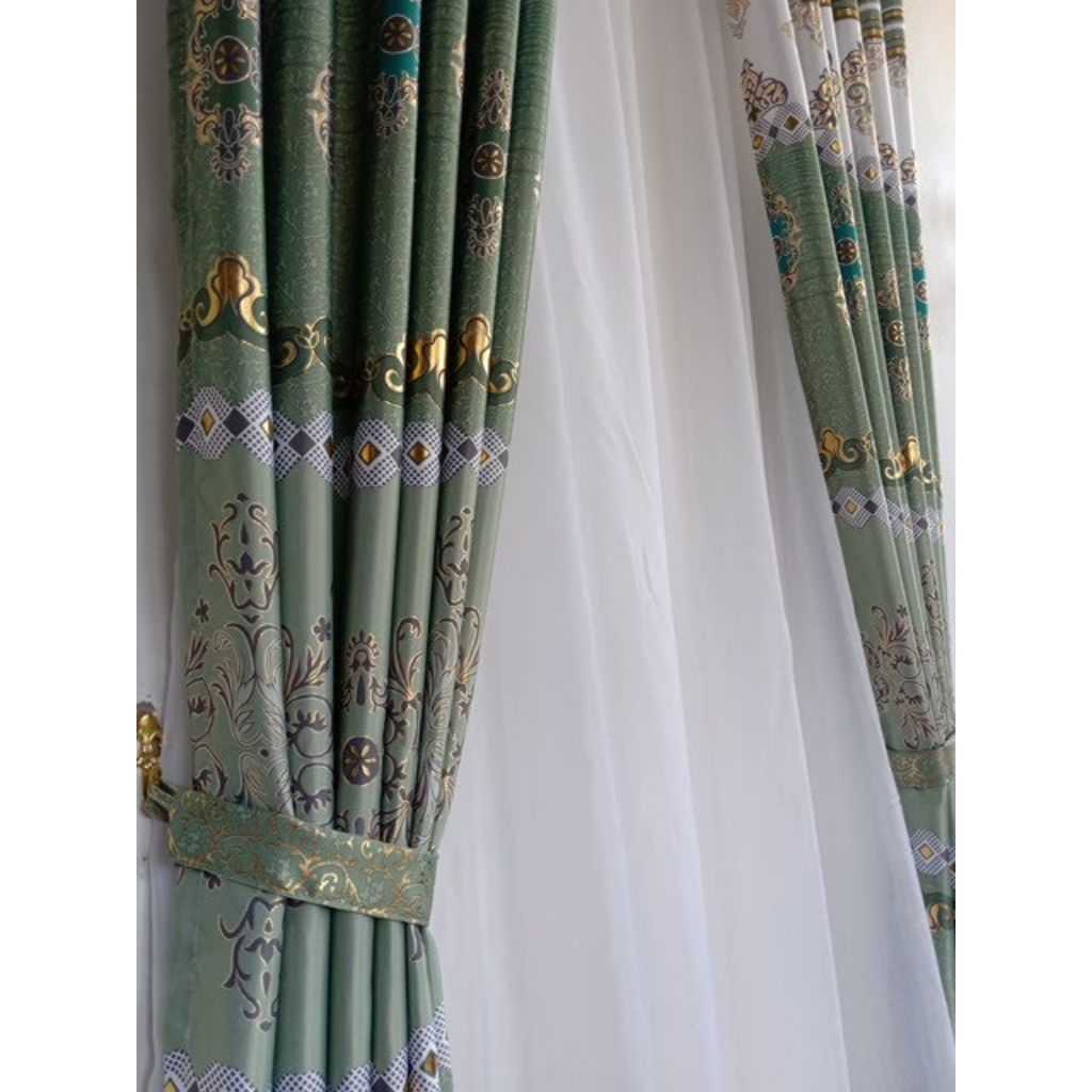 gorden jendela pintu rumah minimalis model blackout panama ukuran tinggi 230cm