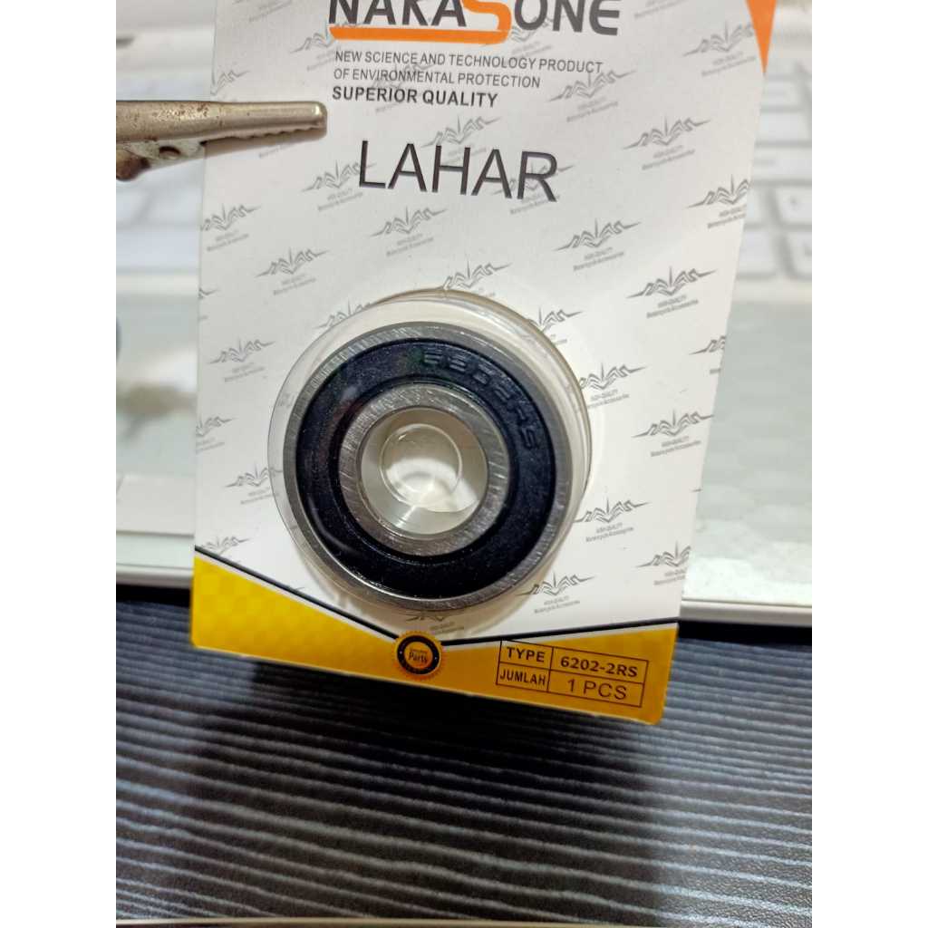 Laher Bearing 6202 Nakasone roda belakang Vixion dan Honda CB150R roda depan RXS atau Honda GL-100 (