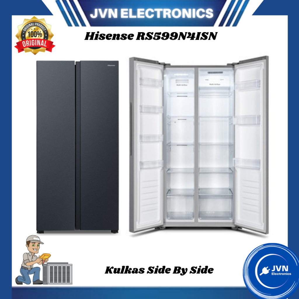 Kulkas Side By Side Hisense RS599N4ISN