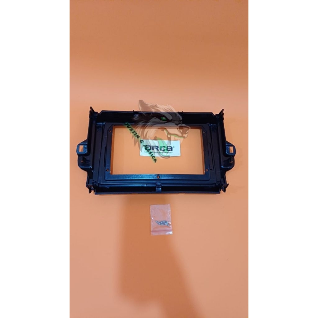 frame head unit android 9 inch mobil fortuner vrz free baut