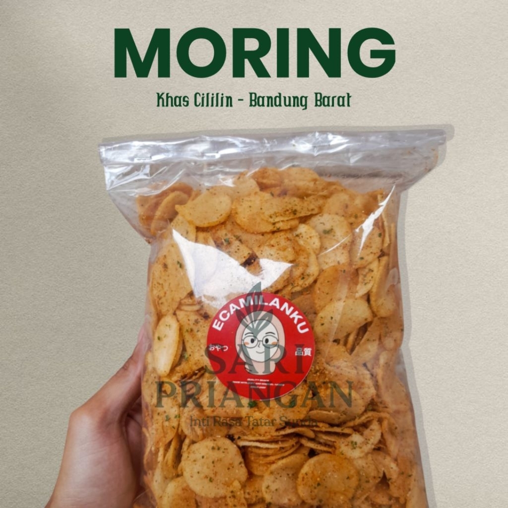 Khas Cililin Bandung Barat - KERIPIK MORING CIMOL KERING COMBRO KERING CEMILAN GURIH RENYAH TRADISIO