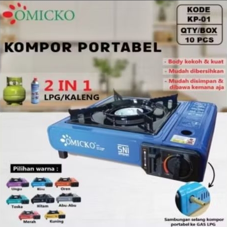 kompor portable/kompor serbaguna /kompor 1 tungku