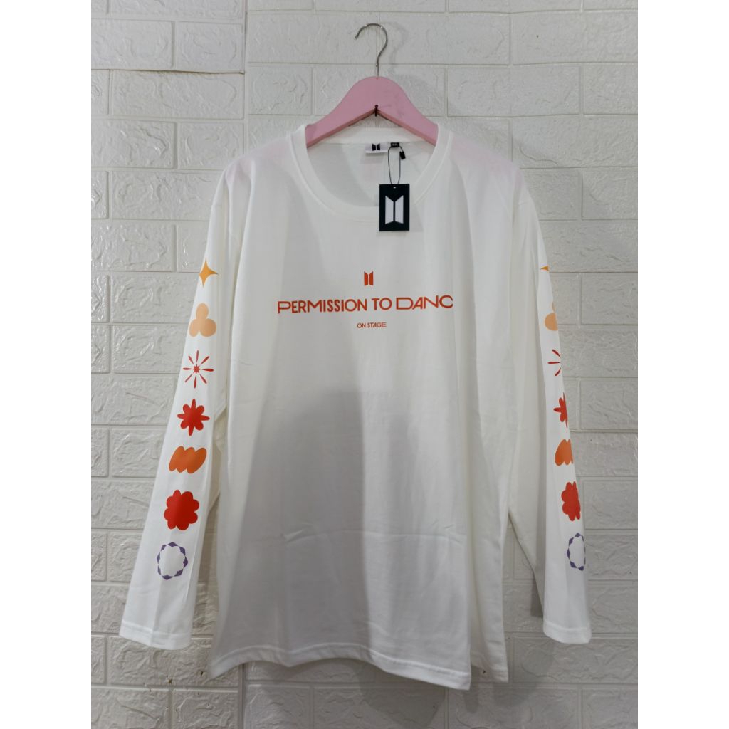 Kaos Lengan Panjang Permission To Dance PTD Suga Jin Jhope Jimin BTS