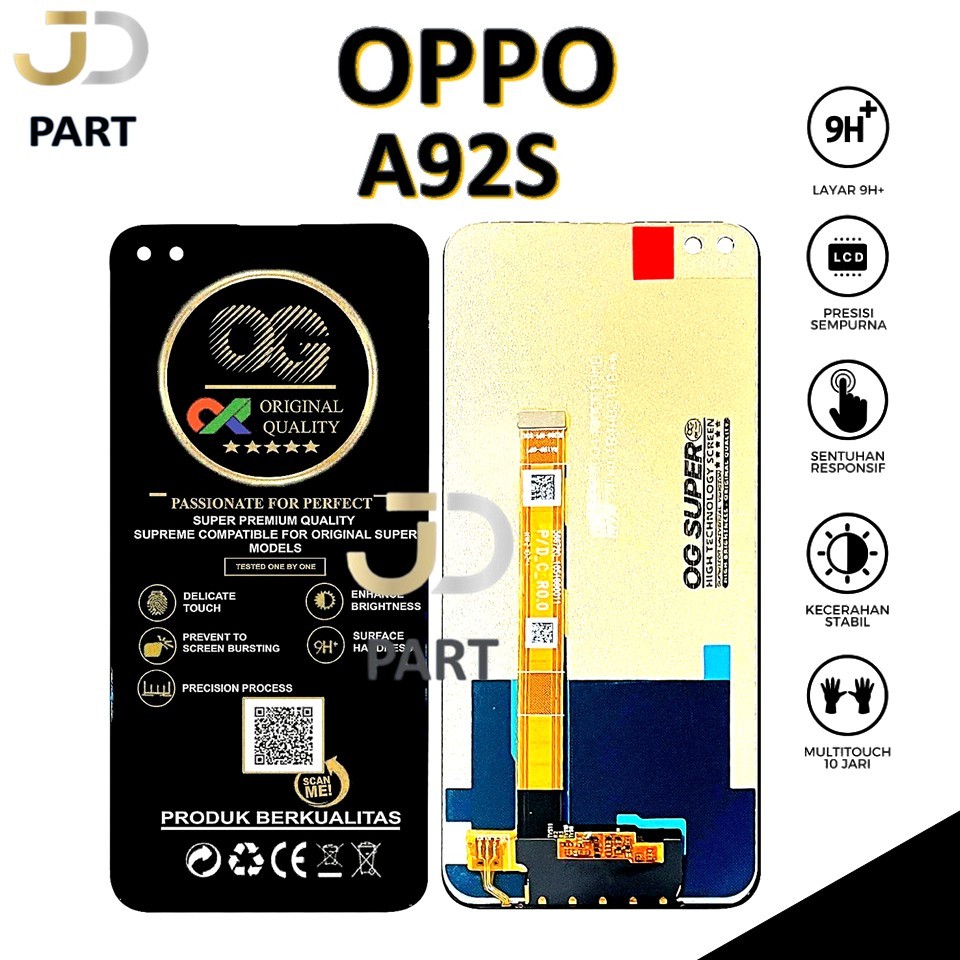 LCD TOUCHSCREEN OPPO A92S ORIGINAL 100% FULLSET