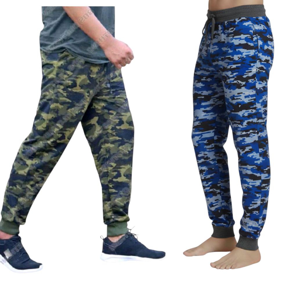 JOGGER LORENG  | Celana Jogger Panjang Army Pria Resleting Training
