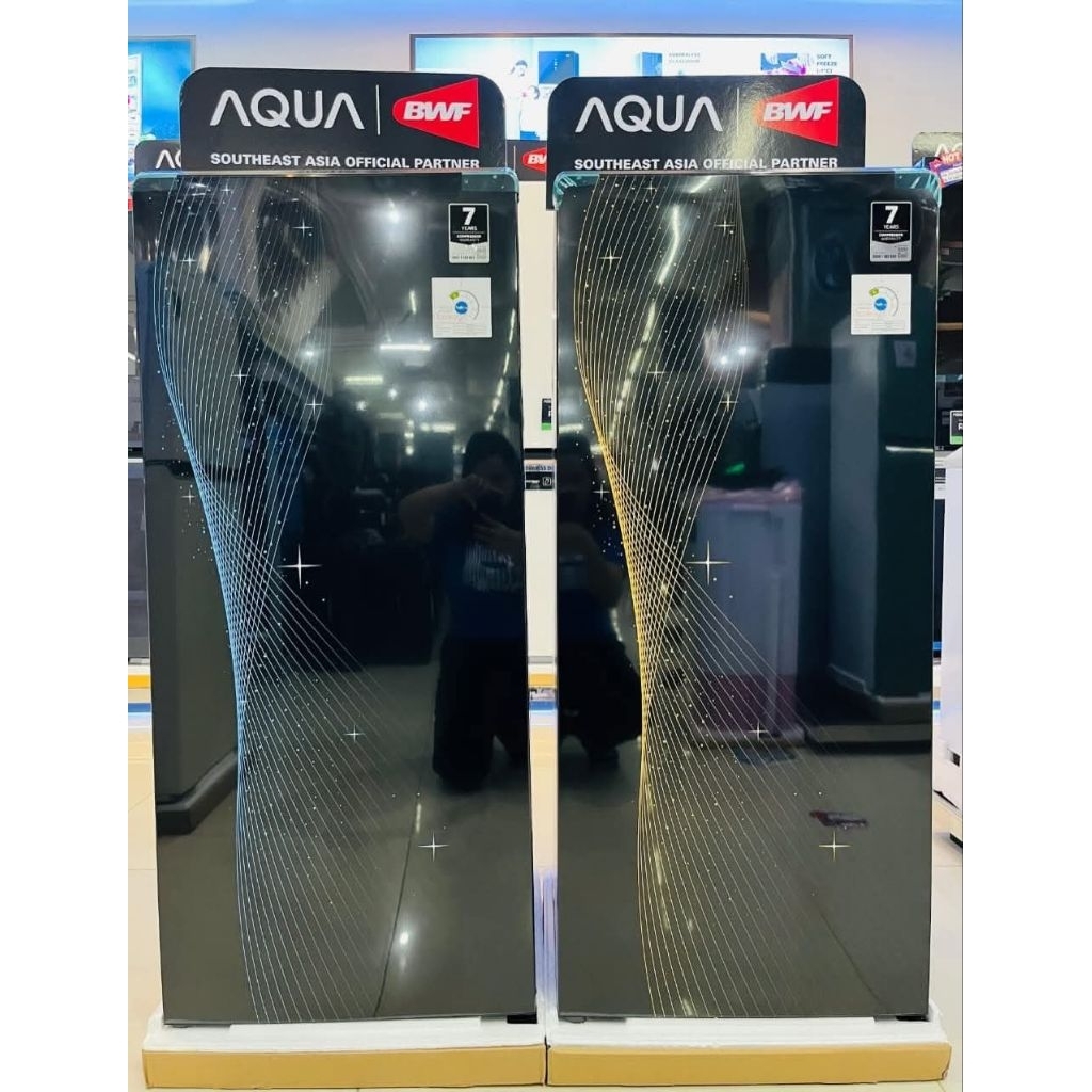 AQUA Kulkas 1 Pintu 180 L AQR-D225(MSG)