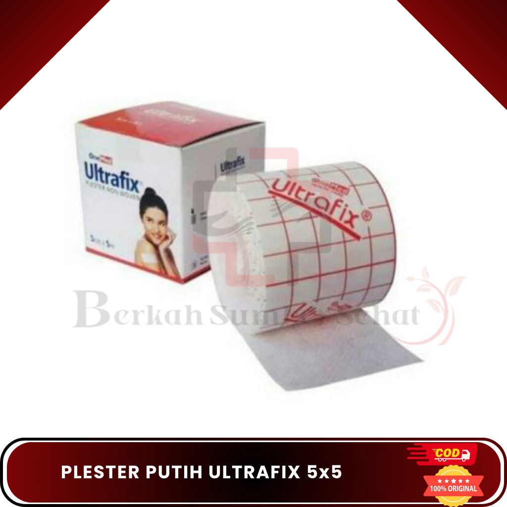 PLESTER PUTIH ULTRAFIX 5x5 / PLESTER ULTRAFIX 5 X 5/ PLESTER SEPERTI HYPAFIX 5X5