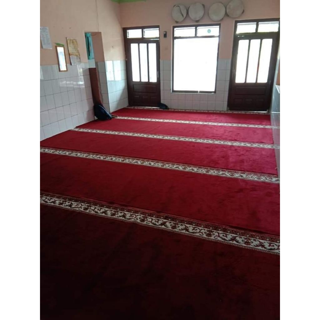 Karpet Masjid Lembut 12mm Heatset Lebar 120cm