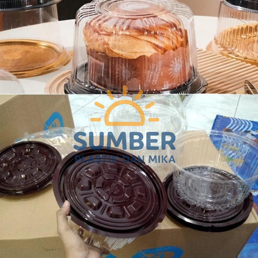 [1karton/dus 150pcs] Mika tumpeng CT15 / Mika bolu bulat / Box Tumpeng Nasi / Mika kue 15CM Grosir