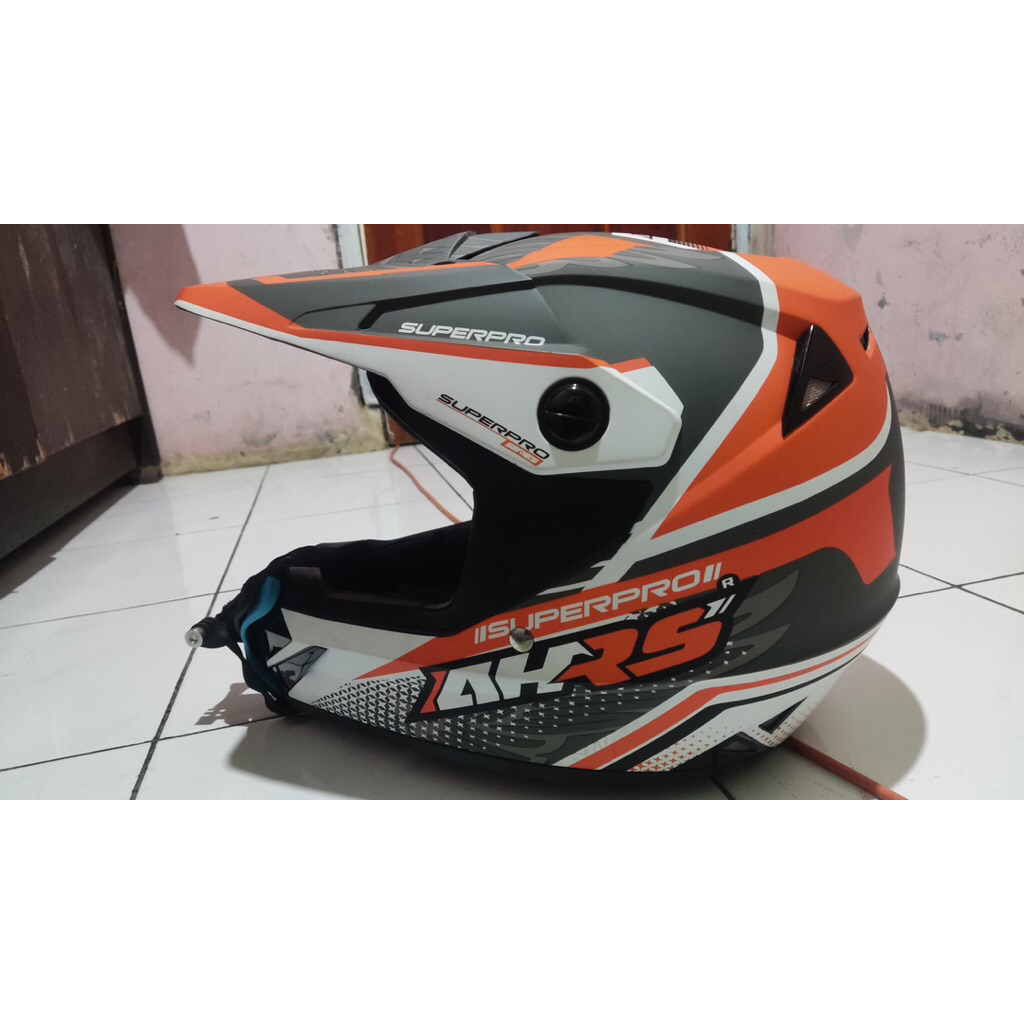 helm RSV superpro edisi spesial AHRS size XL (used like new baru sekali pakai)