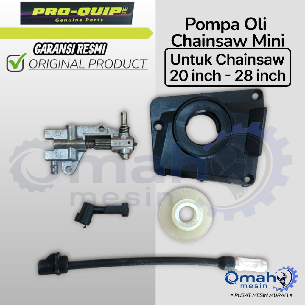 Pompa Oli Komplit Chainsaw Senso Mini 5200 5800 6800 7800 9900 588 598 628 688 728 788 Merk PRO-QUIP