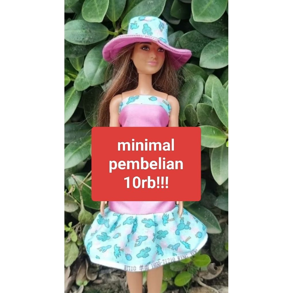 baju topi boneka Pivotal 30cm